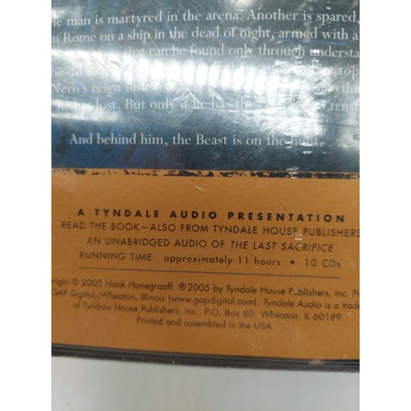 The Last Sacrifice by Hank Hanegraaff and Sigmund Brouwer 2005 CD audiobook - Picture 3 of 5